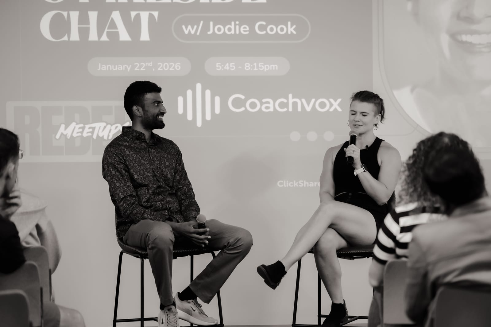 Jodie at fireside chat